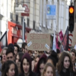 Manifestation contre la slection  l'Universit le 1 fvrier 2018 photo n8 