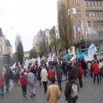 Manifestation de l'Education nationale  Rennes le 2 avril 2005 photo n13 