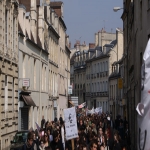 Manifestation contre les rformes universitaires le 2 avril  2009 photo n11 