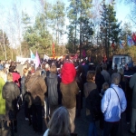 Rassemblement devant le centre de rtention de Oissel le 3 fvrier 2007 photo n2 