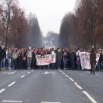 Manifestation contre la LRU le 4 dcembre 2007 photo n16 