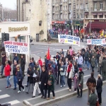 Manifestation pour la dfense des 35h le 5 fvrier 2005 photo n31 