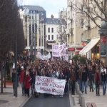 Manifestation contre les rformes universitaires le 5 fvrier 2009 photo n14 