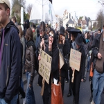 Manifestation contre les rformes universitaires le 5 mars 2009 photo n6 