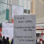 Manifestation contre l'accord sur la scurisation de l'emploi le 5 mars 2013 photo n1 