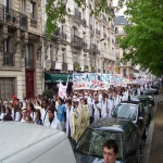 Manifestation des tudiants en mdecine  Paris le 6 avril 2005 photo n24 
