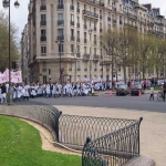 Manifestation des tudiants en mdecine  Paris le 6 avril 2005 photo n50 