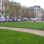 Manifestation des tudiants en mdecine  Paris le 6 avril 2005 photo n51 