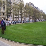 Manifestation des tudiants en mdecine  Paris le 6 avril 2005 photo n60 