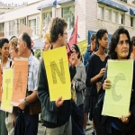 Manifestation contre le sommet de Cancun le 6 septembre 2003 photo n13 