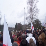 Manifestation devant le centre de rtention de Oissel le 7 fvrier 2009 photo n16 