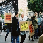 Manifestation contre le chmage et la prcarit le 8 octobre 2003 photo n54 