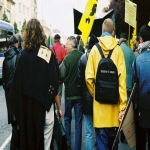 Manifestation contre le chmage et la prcarit le 8 octobre 2003 photo n61 