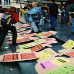 Manifestation contre le chmage et la prcarit le 8 octobre 2003 photo n67 