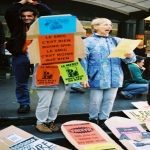 Manifestation contre le chmage et la prcarit le 8 octobre 2003 photo n70 