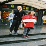 Manifestation contre le chmage et la prcarit le 8 octobre 2003 photo n81 