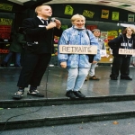 Manifestation contre le chmage et la prcarit le 8 octobre 2003 photo n83 
