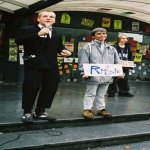 Manifestation contre le chmage et la prcarit le 8 octobre 2003 photo n85 