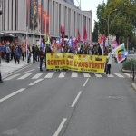 Manifestation contre l'austrit le 8 octobre 2015 photo n2 