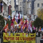 Manifestation contre l'austrit le 8 octobre 2015 photo n9 