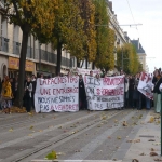 Manifestation contre la loi d''autonomie des universits le 8 novembre 2007 photo n21 