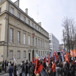 Boycott du conseil acadmique de l'ducation nationale (C.A.E.N.) le 9 fvrier 2011 photo n3 