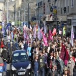 Manifestation contre la loi Macron et les politiques d'austérité le 9 avril 2015 photo n°10 