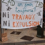 Manifestation contre l'expulsion de la ZAD de NDDL le 9 avril 2018 photo n2 