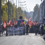 Manifestation contre la politique sociale de Macron le 9 octobre 2018 photo n°8 