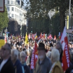 Manifestation contre la politique sociale de Macron le 9 octobre 2018 photo n°15 