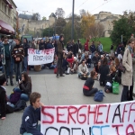 Manifestation de soutien  Serghei Cohut le 9 novembre 2004 photo n9 