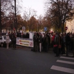 Rassemblement de soutien aux sans papiers le 9 novembre 2007 photo n1 