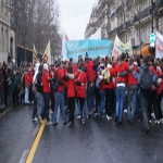 Manifestation des tudiants et enseignants chercheurs  Paris le 10 fvrier 2009 photo n21 