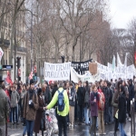 Manifestation des tudiants et enseignants chercheurs  Paris le 10 fvrier 2009 photo n30 