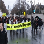 Manifestation des tudiants et enseignants chercheurs  Paris le 10 fvrier 2009 photo n42 