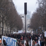 Manifestation des tudiants et enseignants chercheurs  Paris le 10 fvrier 2009 photo n43 
