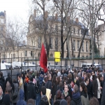Manifestation des tudiants et enseignants chercheurs  Paris le 10 fvrier 2009 photo n48 