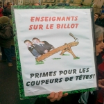 manifestation contre la suppression de postes dans l'acadmie de Caen le 10 fvrier 2011 photo n3 