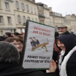 manifestation contre la suppression de postes dans l'acadmie de Caen le 10 fvrier 2011 photo n11 