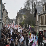 manifestation contre la suppression de postes dans l'acadmie de Caen le 10 fvrier 2011 photo n14 