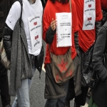 manifestation contre la suppression de postes dans l'acadmie de Caen le 10 fvrier 2011 photo n16 