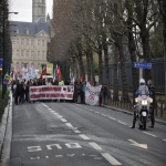 manifestation contre la suppression de postes dans l'acadmie de Caen le 10 fvrier 2011 photo n23 