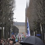 manifestation contre la suppression de postes dans l'acadmie de Caen le 10 fvrier 2011 photo n25 