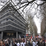 manifestation contre la suppression de postes dans l'acadmie de Caen le 10 fvrier 2011 photo n29 