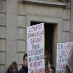 rassemblement contre la carte scolaire et pour le maintien des RASED le 10 fvrier 2012 photo n3 