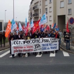 Manifestation pour la dfense des salaires et de l'ducation le 10 mars 2005 photo n3 