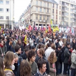 Manifestation pour la dfense des salaires et de l'ducation le 10 mars 2005 photo n11 