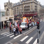 Manifestation pour la dfense des salaires et de l'ducation le 10 mars 2005 photo n14 