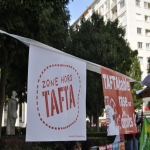 rassemblement anti-TAFTA le 11 octobre 2014 photo n5 
