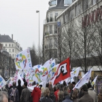 Manifestation  de l'ducation nationale le 12 mars 2010 photo n1 